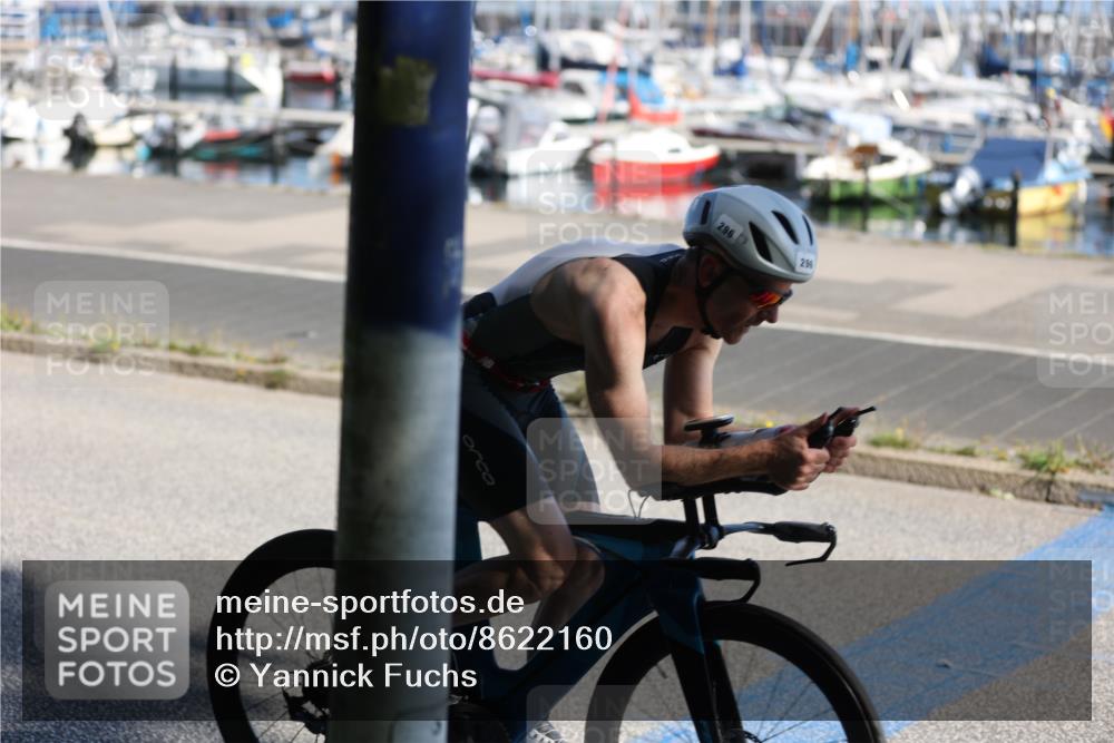 17.08.2025 - KN Förde Triathlon 2025 Yannick Fuchs http://msf.ph/oto/8622160 17.08.2025 11:06:46 Radfahren 282, 296, 306 meine-sportfotos.de