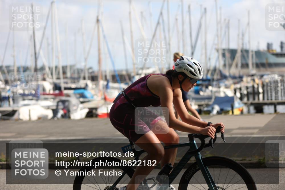 17.08.2025 - KN Förde Triathlon 2025 Yannick Fuchs http://msf.ph/oto/8622182 17.08.2025 09:46:53 Radfahren 116, 143, 166 meine-sportfotos.de