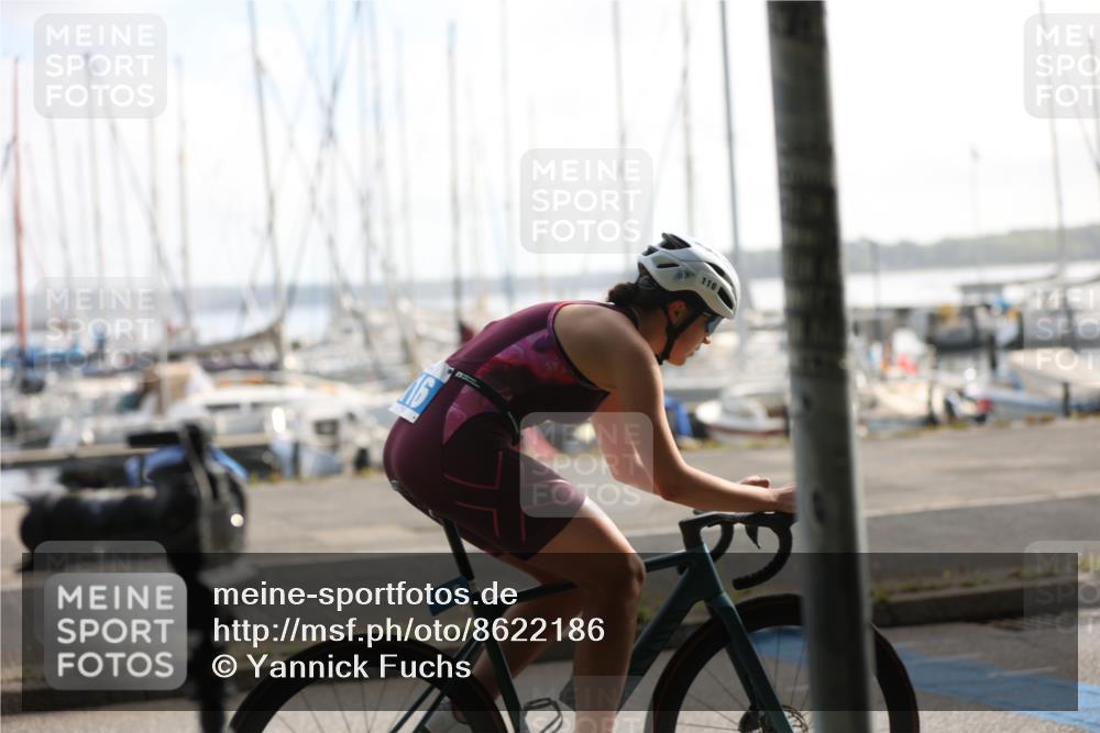17.08.2025 - KN Förde Triathlon 2025 Yannick Fuchs http://msf.ph/oto/8622186 17.08.2025 09:46:53 Radfahren 116, 143, 166 meine-sportfotos.de