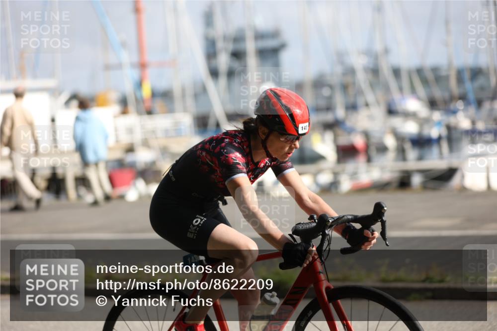 17.08.2025 - KN Förde Triathlon 2025 Yannick Fuchs http://msf.ph/oto/8622209 17.08.2025 09:47:01 Radfahren 143, 200, 116, 166 meine-sportfotos.de