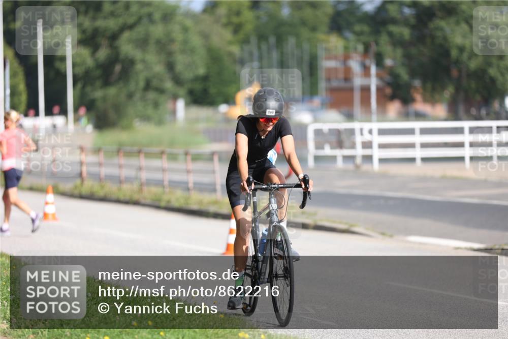 17.08.2025 - KN Förde Triathlon 2025 Yannick Fuchs http://msf.ph/oto/8622216 17.08.2025 09:47:06 Radfahren 164, 200, 143 meine-sportfotos.de