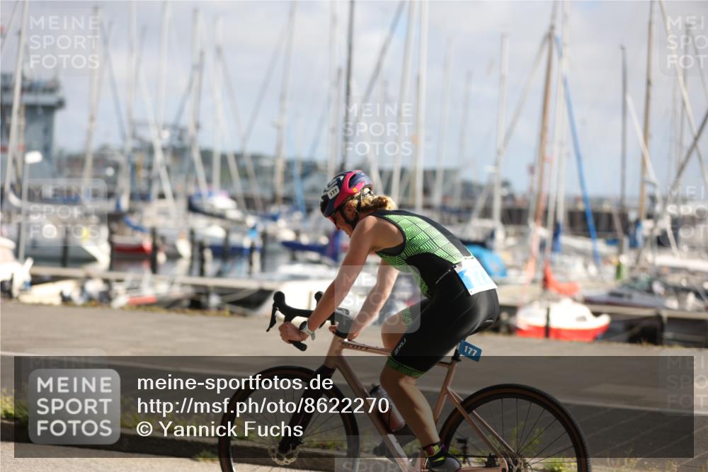17.08.2025 - KN Förde Triathlon 2025 Yannick Fuchs http://msf.ph/oto/8622270 17.08.2025 09:47:34 Radfahren 115, 140, 177, 231, 135, 177, 187, 231, 238 meine-sportfotos.de