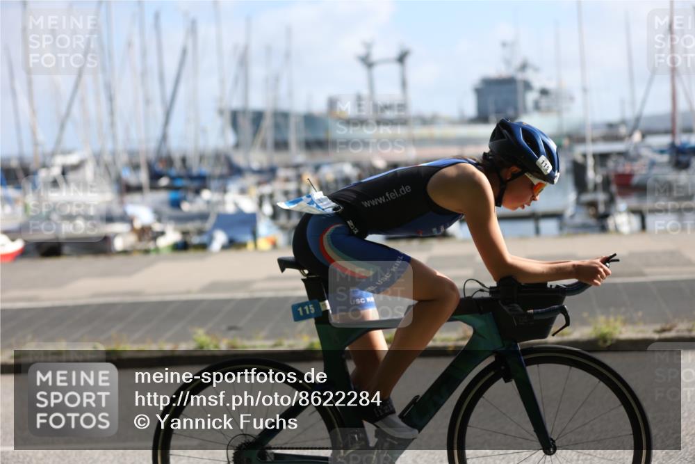 17.08.2025 - KN Förde Triathlon 2025 Yannick Fuchs http://msf.ph/oto/8622284 17.08.2025 09:47:38 Radfahren 115, 121, 139, 140, 173, 185, 177, 231 meine-sportfotos.de