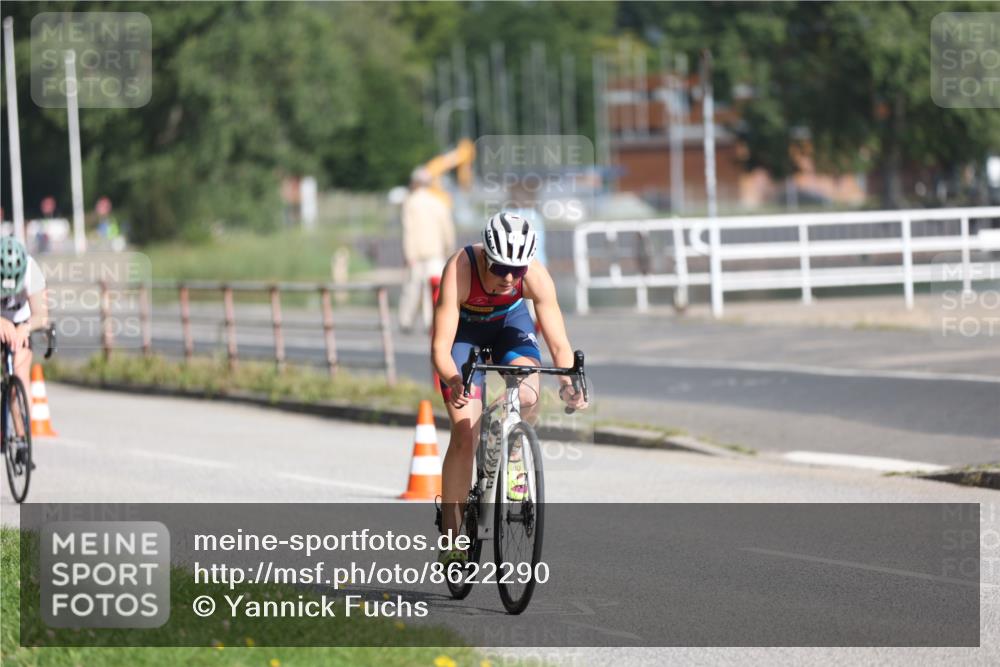 17.08.2025 - KN Förde Triathlon 2025 Yannick Fuchs http://msf.ph/oto/8622290 17.08.2025 09:47:44 Radfahren 118, 121, 139, 140, 173, 185, 115 meine-sportfotos.de