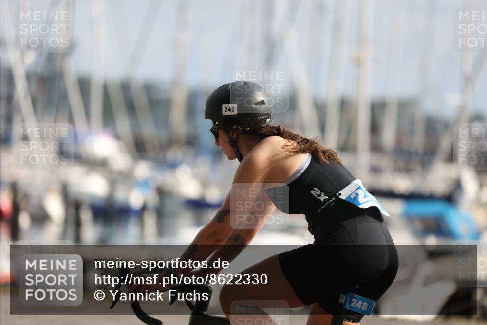 17.08.2025 - KN Förde Triathlon 2025 Yannick Fuchs http://msf.ph/oto/8622330 17.08.2025 09:47:58 Radfahren 248, 249, 251, 118, 248 meine-sportfotos.de