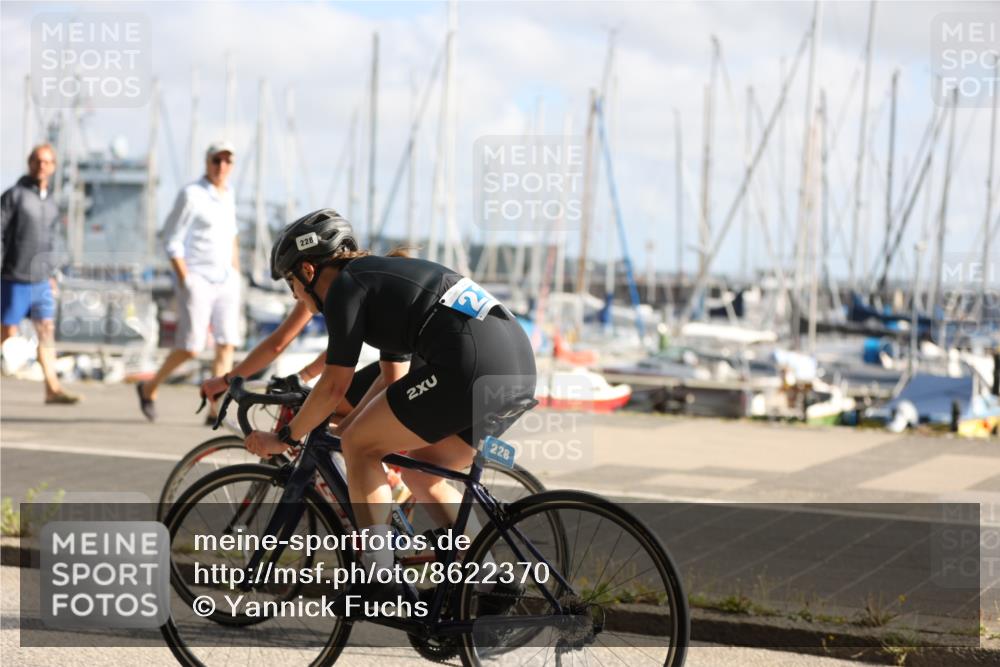 17.08.2025 - KN Förde Triathlon 2025 Yannick Fuchs http://msf.ph/oto/8622370 17.08.2025 09:48:20 Radfahren 204, 228, 109, 113, 144, 204, 228 meine-sportfotos.de