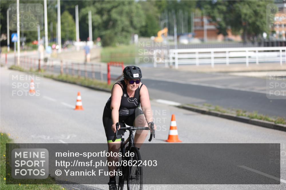 17.08.2025 - KN Förde Triathlon 2025 Yannick Fuchs http://msf.ph/oto/8622403 17.08.2025 09:48:34 Radfahren 106, 141, 159, 189, 194 meine-sportfotos.de