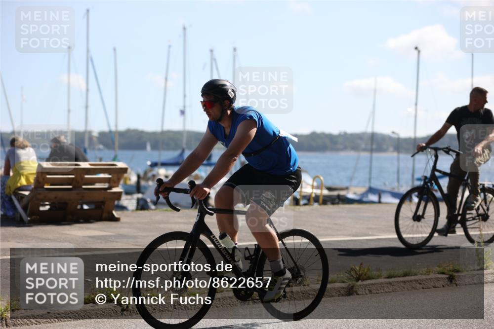 17.08.2025 - KN Förde Triathlon 2025 Yannick Fuchs http://msf.ph/oto/8622657 17.08.2025 11:11:00 Radfahren 351, 360, 379, 633, 358, 601 meine-sportfotos.de
