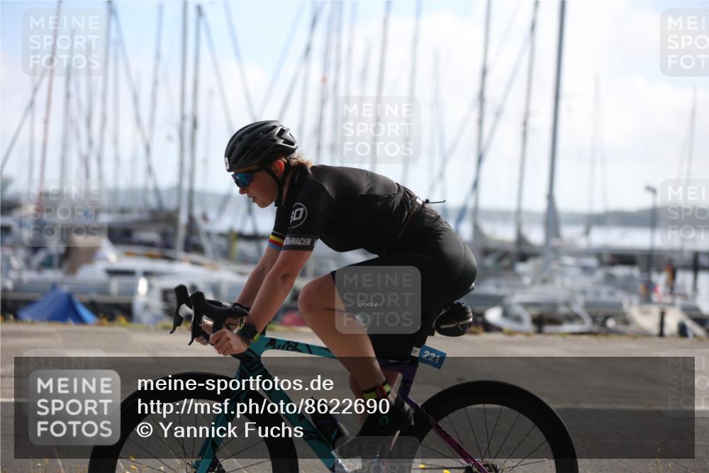 17.08.2025 - KN Förde Triathlon 2025 Yannick Fuchs http://msf.ph/oto/8622690 17.08.2025 09:51:28 Radfahren 125, 153, 157, 158, 181, 221, 110, 131, 158, 181, 207 meine-sportfotos.de