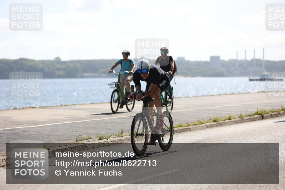 17.08.2025 - KN Förde Triathlon 2025 Yannick Fuchs http://msf.ph/oto/8622713 17.08.2025 11:11:26 Radfahren 267, 274, 611, 604, 607 meine-sportfotos.de