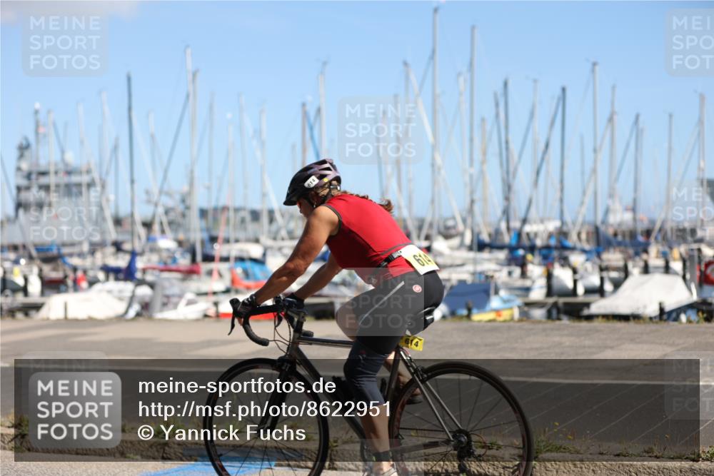 17.08.2025 - KN Förde Triathlon 2025 Yannick Fuchs http://msf.ph/oto/8622951 17.08.2025 11:12:36 Radfahren 273, 280, 308, 326, 379, 614, 620, 326, 337, 616, 617 meine-sportfotos.de