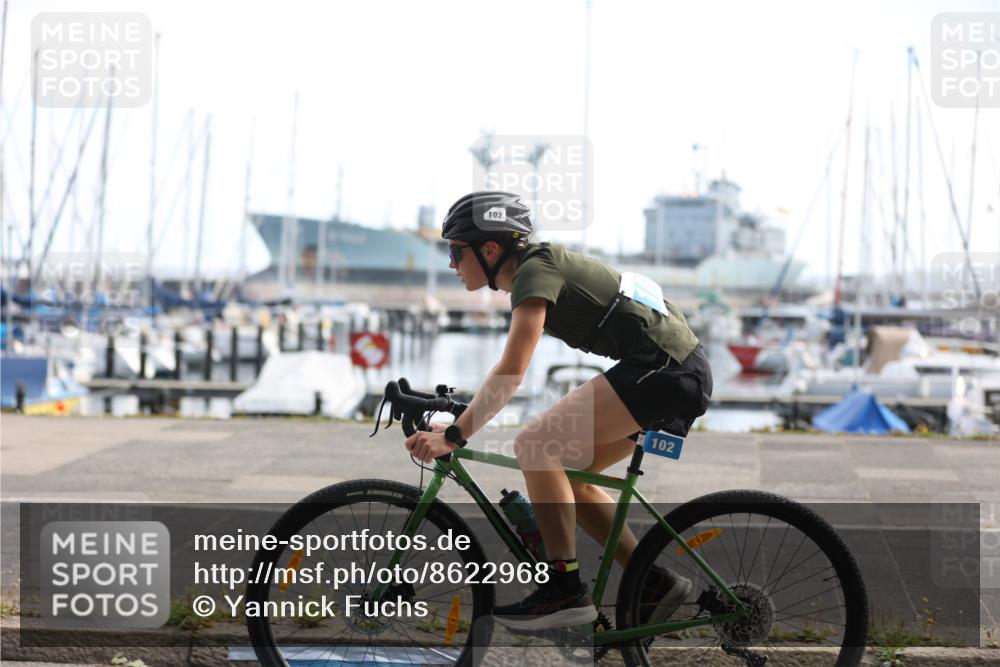 17.08.2025 - KN Förde Triathlon 2025 Yannick Fuchs http://msf.ph/oto/8622968 17.08.2025 09:54:14 Radfahren 102, 126, 128, 155, 156, 175 meine-sportfotos.de