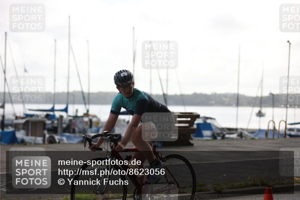 17.08.2025 - KN Förde Triathlon 2025 Yannick Fuchs http://msf.ph/oto/8623056 17.08.2025 09:54:52 Radfahren 145, 151, 163, 170, 188, 212, 245, 130, 138 meine-sportfotos.de
