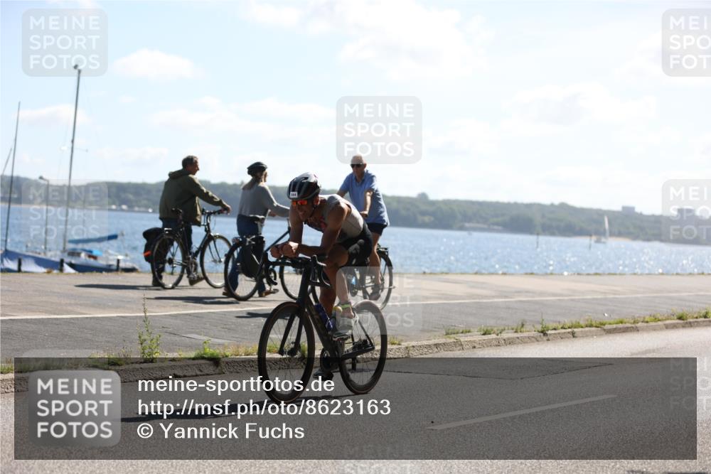 17.08.2025 - KN Förde Triathlon 2025 Yannick Fuchs http://msf.ph/oto/8623163 17.08.2025 11:13:43 Radfahren 281, 284, 291, 354, 371 meine-sportfotos.de