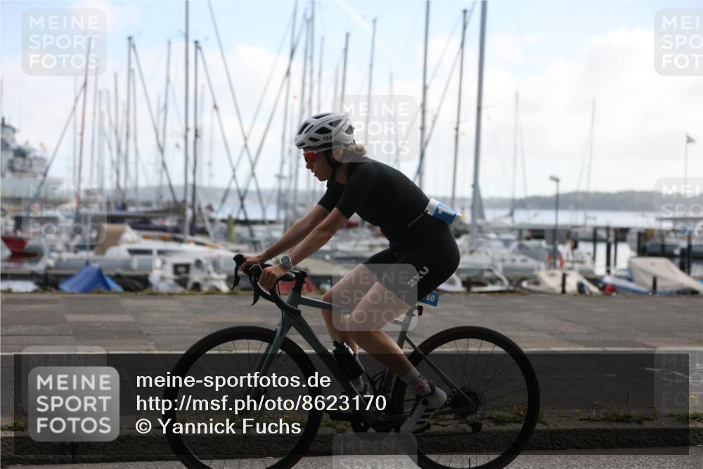 17.08.2025 - KN Förde Triathlon 2025 Yannick Fuchs http://msf.ph/oto/8623170 17.08.2025 09:56:04 Radfahren 102, 128, 150, 168, 197, 128 meine-sportfotos.de