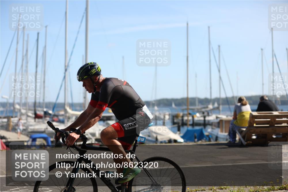 17.08.2025 - KN Förde Triathlon 2025 Yannick Fuchs http://msf.ph/oto/8623220 17.08.2025 11:14:00 Radfahren 332, 350, 370, 373, 387, 616, 620, 635, 271, 307, 354 meine-sportfotos.de