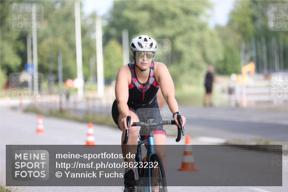 17.08.2025 - KN Förde Triathlon 2025 Yannick Fuchs http://msf.ph/oto/8623232 17.08.2025 09:56:40 Radfahren 130, 138, 145, 151, 212, 138, 205 meine-sportfotos.de