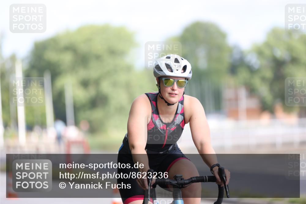 17.08.2025 - KN Förde Triathlon 2025 Yannick Fuchs http://msf.ph/oto/8623236 17.08.2025 09:56:40 Radfahren 130, 138, 145, 151, 212, 138, 205 meine-sportfotos.de