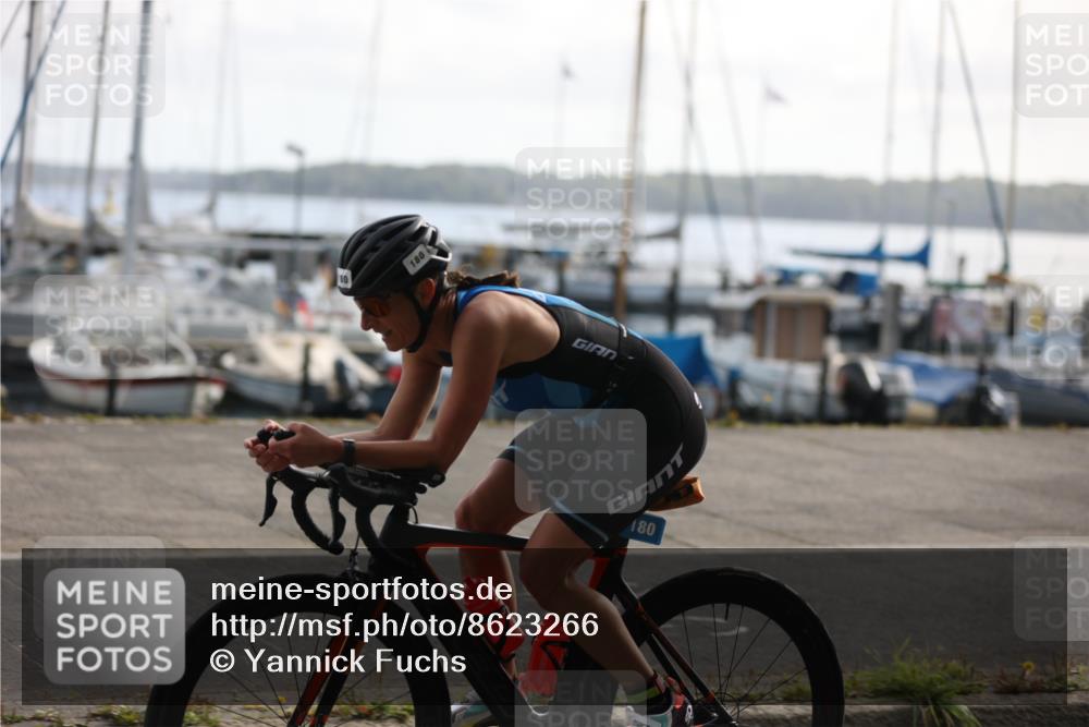 17.08.2025 - KN Förde Triathlon 2025 Yannick Fuchs http://msf.ph/oto/8623266 17.08.2025 09:57:01 Radfahren 122, 171, 180, 225, 171 meine-sportfotos.de