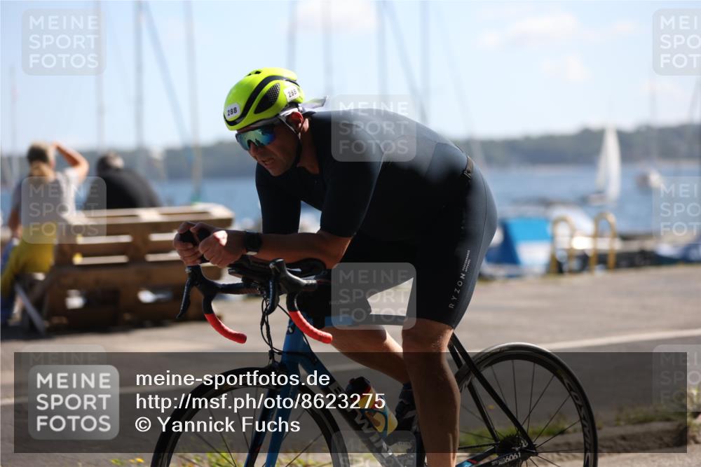 17.08.2025 - KN Förde Triathlon 2025 Yannick Fuchs http://msf.ph/oto/8623275 17.08.2025 11:14:26 Radfahren 263, 288, 306, 337, 389, 614, 285, 614, 630 meine-sportfotos.de
