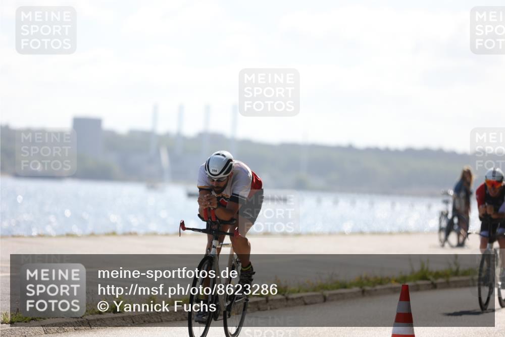 17.08.2025 - KN Förde Triathlon 2025 Yannick Fuchs http://msf.ph/oto/8623286 17.08.2025 11:14:31 Radfahren 263, 306, 337, 349, 389, 288, 614 meine-sportfotos.de