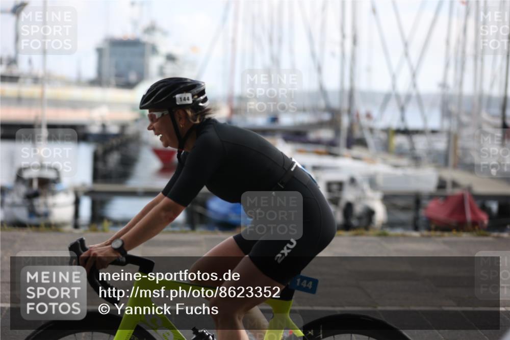 17.08.2025 - KN Förde Triathlon 2025 Yannick Fuchs http://msf.ph/oto/8623352 17.08.2025 09:57:39 Radfahren 144, 190, 139 meine-sportfotos.de