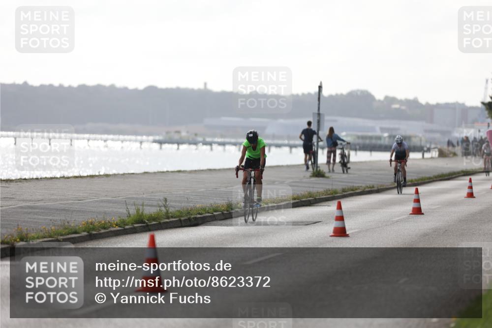 17.08.2025 - KN Förde Triathlon 2025 Yannick Fuchs http://msf.ph/oto/8623372 17.08.2025 09:57:56 Radfahren 118, 150, 187, 120, 243 meine-sportfotos.de