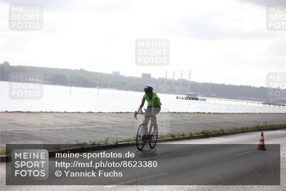 17.08.2025 - KN Förde Triathlon 2025 Yannick Fuchs http://msf.ph/oto/8623380 17.08.2025 09:57:59 Radfahren 118, 187, 150 meine-sportfotos.de