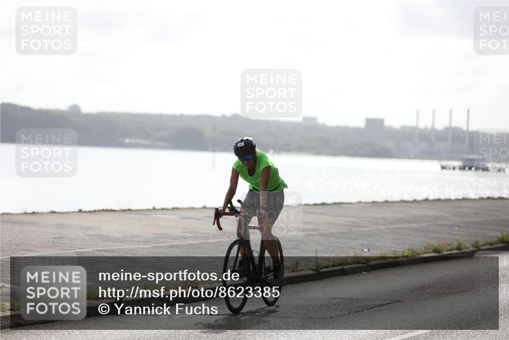 17.08.2025 - KN Förde Triathlon 2025 Yannick Fuchs http://msf.ph/oto/8623385 17.08.2025 09:58:00 Radfahren 118, 187, 150 meine-sportfotos.de