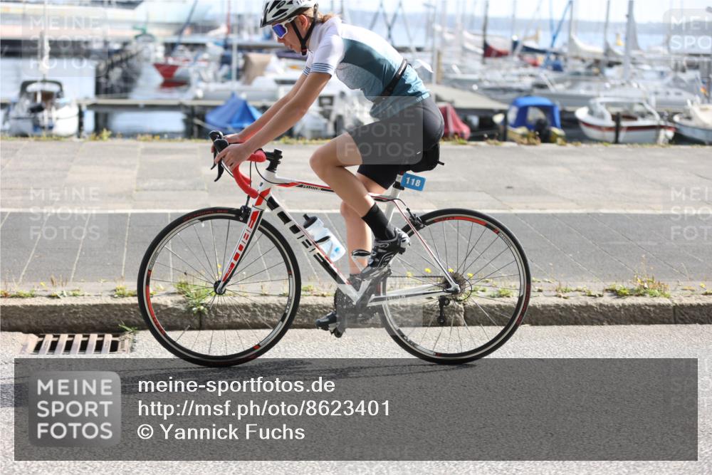 17.08.2025 - KN Förde Triathlon 2025 Yannick Fuchs http://msf.ph/oto/8623401 17.08.2025 09:58:07 Radfahren 118, 143, 249, 187 meine-sportfotos.de