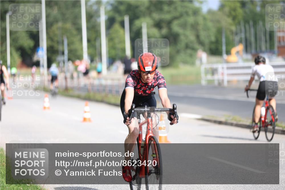 17.08.2025 - KN Förde Triathlon 2025 Yannick Fuchs http://msf.ph/oto/8623420 17.08.2025 09:58:16 Radfahren 143, 173, 197, 249 meine-sportfotos.de