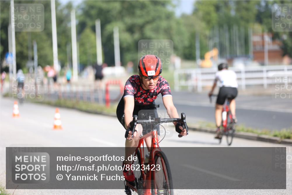 17.08.2025 - KN Förde Triathlon 2025 Yannick Fuchs http://msf.ph/oto/8623423 17.08.2025 09:58:16 Radfahren 143, 173, 197, 249 meine-sportfotos.de