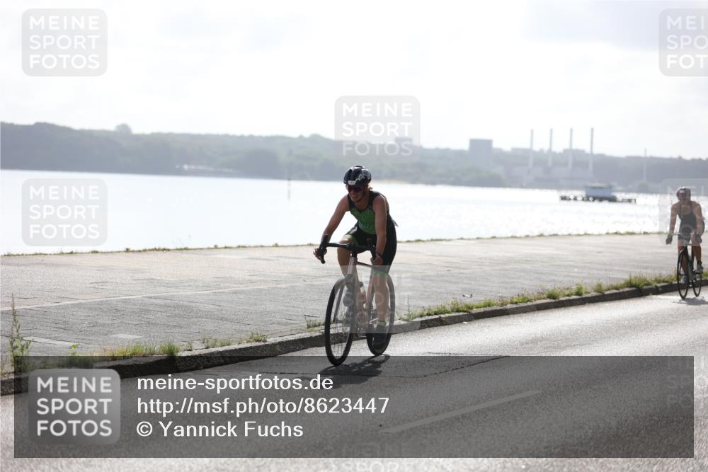 17.08.2025 - KN Förde Triathlon 2025 Yannick Fuchs http://msf.ph/oto/8623447 17.08.2025 09:58:27 Radfahren 173, 177, 185, 197 meine-sportfotos.de