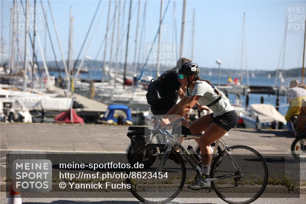 17.08.2025 - KN Förde Triathlon 2025 Yannick Fuchs http://msf.ph/oto/8623454 17.08.2025 11:15:28 Radfahren 300, 307, 354, 623, 629, 284, 377, 622 meine-sportfotos.de