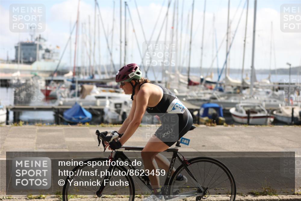 17.08.2025 - KN Förde Triathlon 2025 Yannick Fuchs http://msf.ph/oto/8623459 17.08.2025 09:58:31 Radfahren 185, 173, 177 meine-sportfotos.de