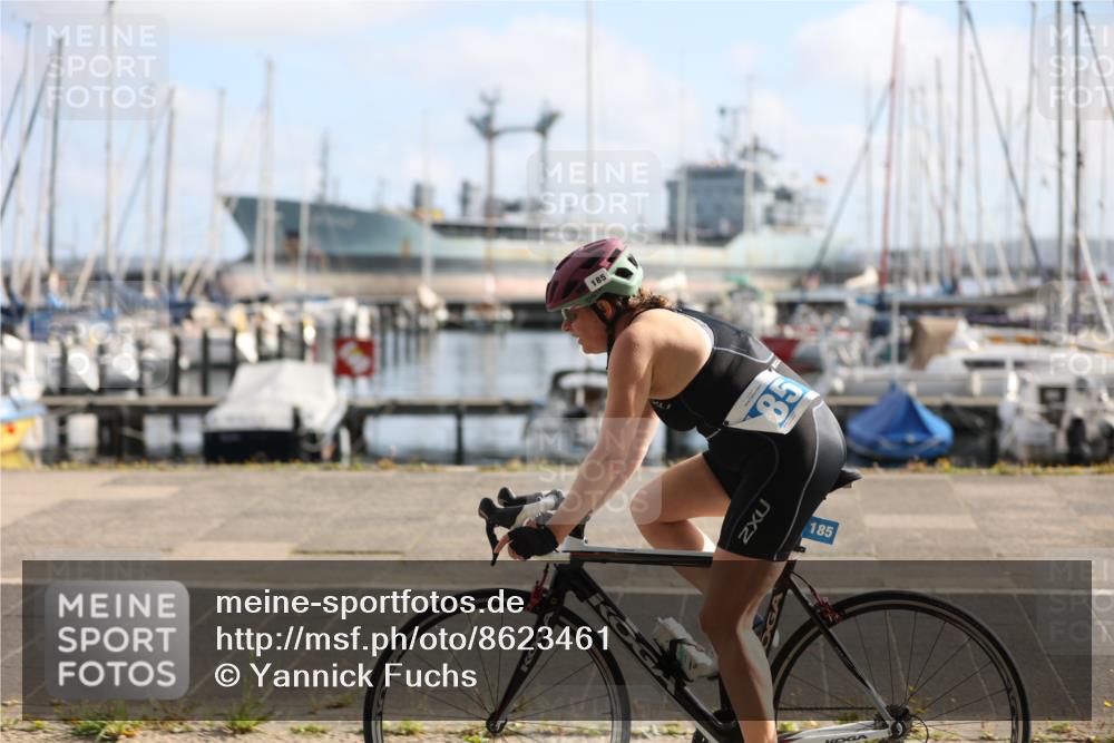 17.08.2025 - KN Förde Triathlon 2025 Yannick Fuchs http://msf.ph/oto/8623461 17.08.2025 09:58:31 Radfahren 185, 173, 177 meine-sportfotos.de