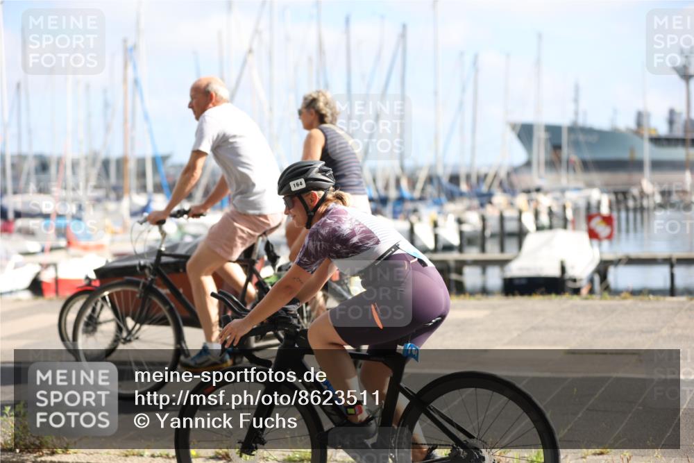 17.08.2025 - KN Förde Triathlon 2025 Yannick Fuchs http://msf.ph/oto/8623511 17.08.2025 09:59:06 Radfahren 164, 171, 225 meine-sportfotos.de