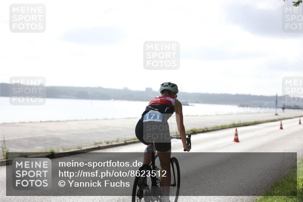 17.08.2025 - KN Förde Triathlon 2025 Yannick Fuchs http://msf.ph/oto/8623512 17.08.2025 09:59:08 Radfahren 171, 225, 164, 171 meine-sportfotos.de