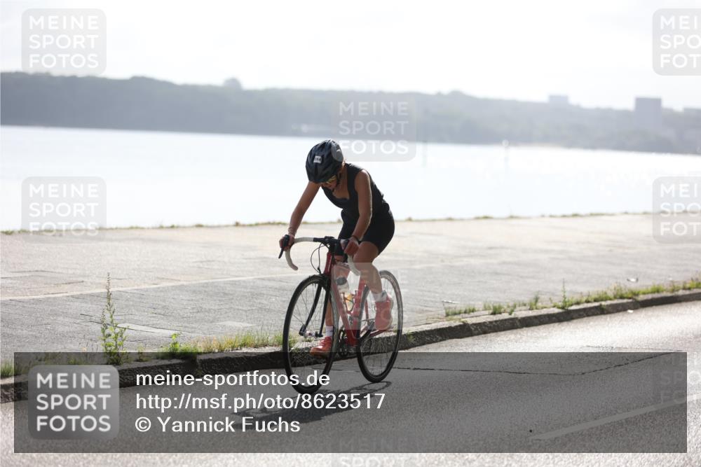 17.08.2025 - KN Förde Triathlon 2025 Yannick Fuchs http://msf.ph/oto/8623517 17.08.2025 09:59:30 Radfahren 140, 144, 204, 246, 139 meine-sportfotos.de