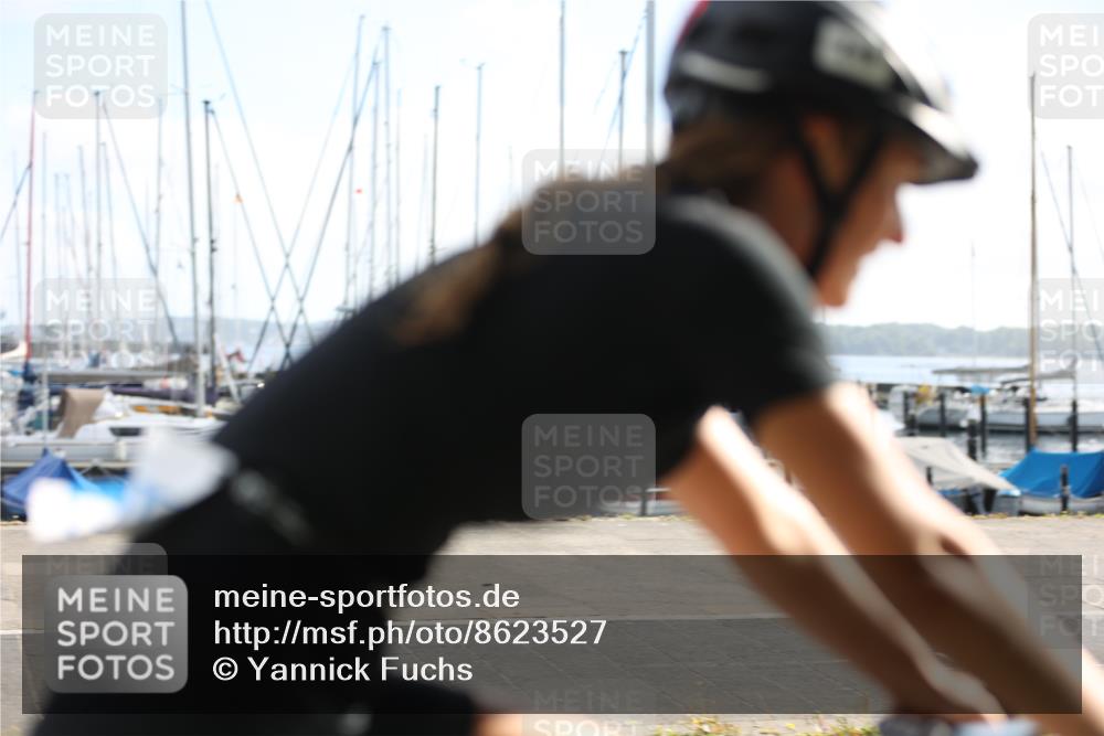 17.08.2025 - KN Förde Triathlon 2025 Yannick Fuchs http://msf.ph/oto/8623527 17.08.2025 09:59:33 Radfahren 140, 204, 246, 139, 144 meine-sportfotos.de