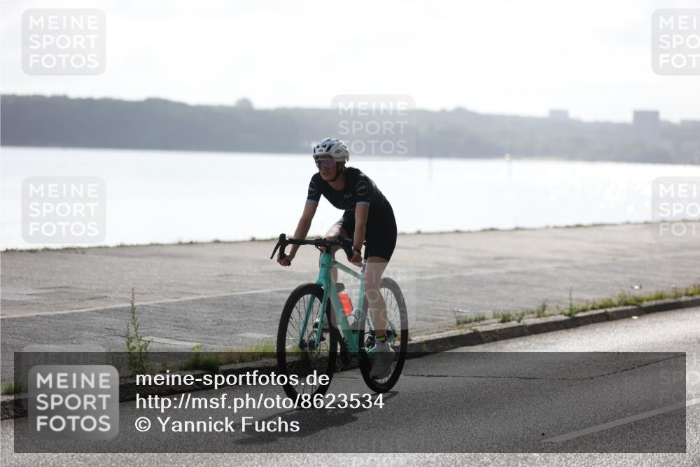 17.08.2025 - KN Förde Triathlon 2025 Yannick Fuchs http://msf.ph/oto/8623534 17.08.2025 09:59:38 Radfahren 140, 187, 144, 204, 246 meine-sportfotos.de