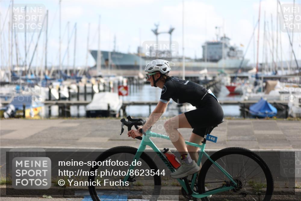 17.08.2025 - KN Förde Triathlon 2025 Yannick Fuchs http://msf.ph/oto/8623544 17.08.2025 09:59:40 Radfahren 140, 187, 204, 246 meine-sportfotos.de