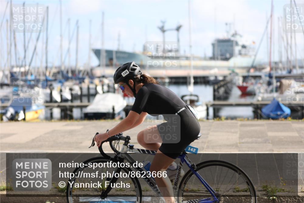 17.08.2025 - KN Förde Triathlon 2025 Yannick Fuchs http://msf.ph/oto/8623666 17.08.2025 10:00:45 Radfahren 137, 142 meine-sportfotos.de