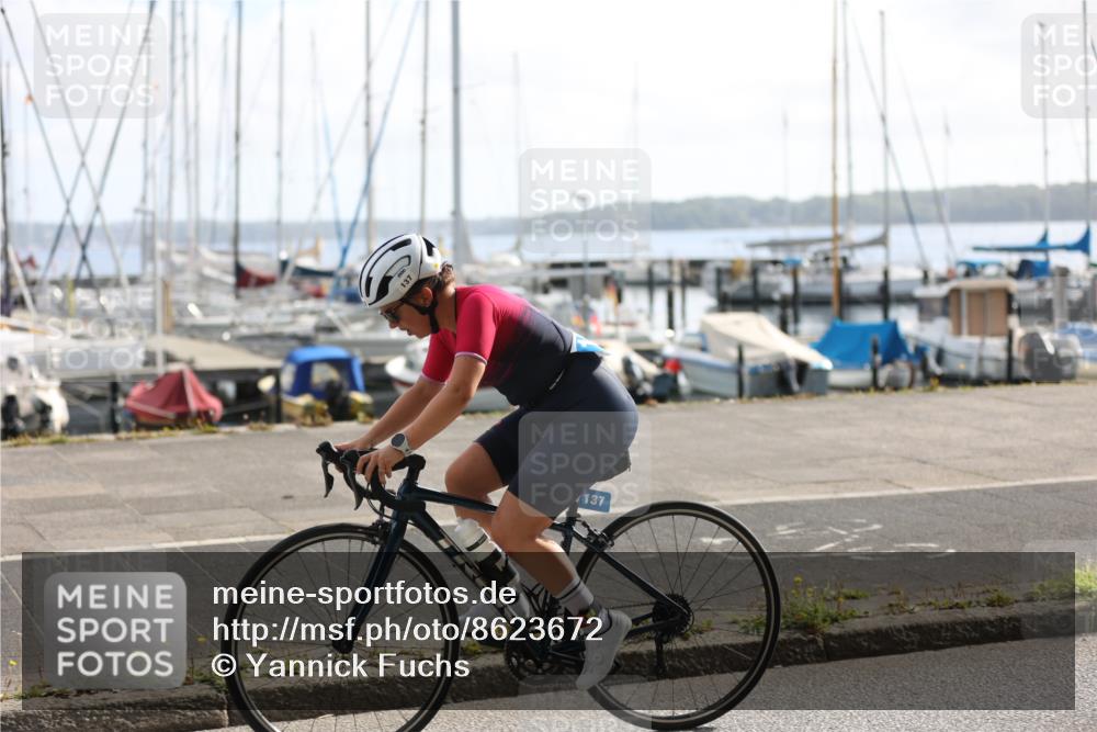 17.08.2025 - KN Förde Triathlon 2025 Yannick Fuchs http://msf.ph/oto/8623672 17.08.2025 10:00:55 Radfahren 137, 153, 164, 181, 200, 213, 238 meine-sportfotos.de