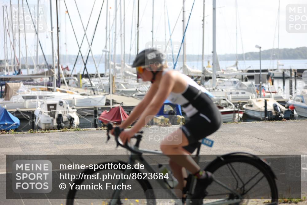17.08.2025 - KN Förde Triathlon 2025 Yannick Fuchs http://msf.ph/oto/8623684 17.08.2025 10:01:01 Radfahren 153, 164, 181, 200, 213, 137, 238 meine-sportfotos.de