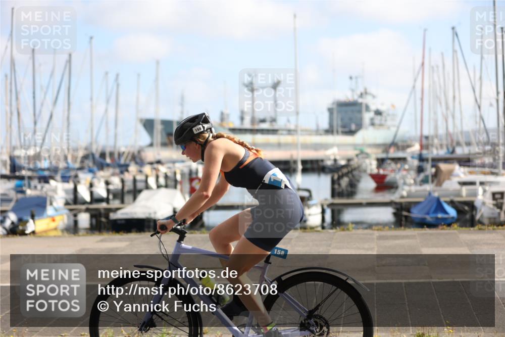 17.08.2025 - KN Förde Triathlon 2025 Yannick Fuchs http://msf.ph/oto/8623708 17.08.2025 10:01:28 Radfahren 140, 158, 204 meine-sportfotos.de