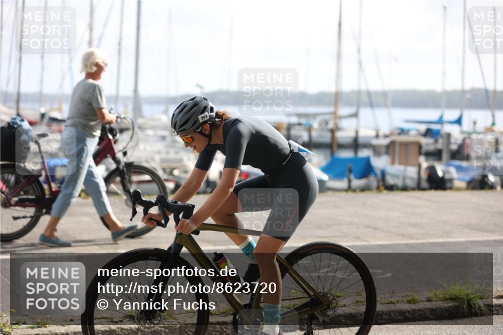 17.08.2025 - KN Förde Triathlon 2025 Yannick Fuchs http://msf.ph/oto/8623720 17.08.2025 10:01:46 Radfahren 179, 192, 240, 241, 248, 254, 140 meine-sportfotos.de