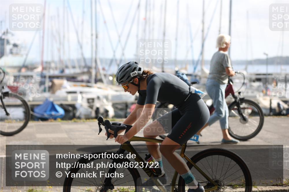 17.08.2025 - KN Förde Triathlon 2025 Yannick Fuchs http://msf.ph/oto/8623722 17.08.2025 10:01:46 Radfahren 179, 192, 240, 241, 248, 254, 140 meine-sportfotos.de