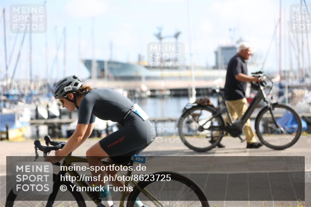 17.08.2025 - KN Förde Triathlon 2025 Yannick Fuchs http://msf.ph/oto/8623725 17.08.2025 10:01:47 Radfahren 179, 192, 240, 241, 248, 254 meine-sportfotos.de
