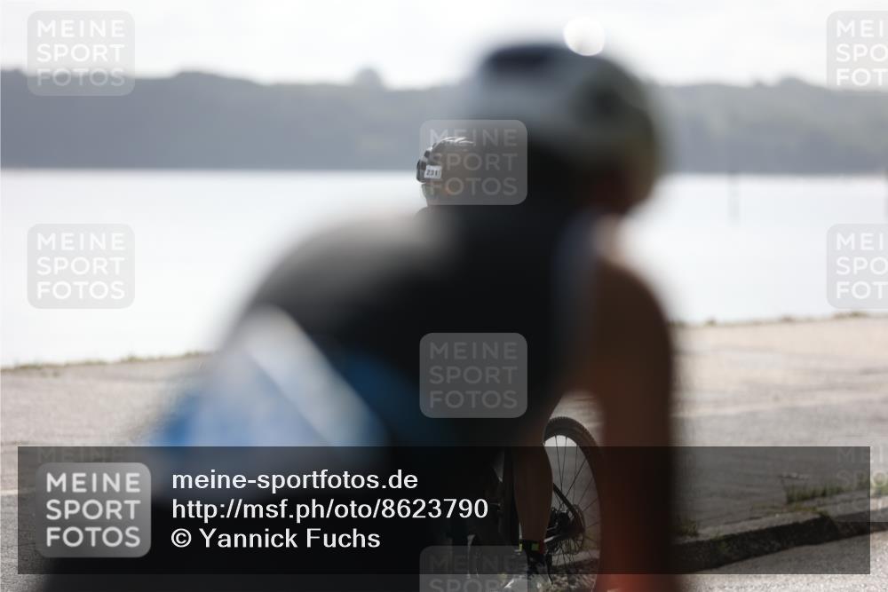 17.08.2025 - KN Förde Triathlon 2025 Yannick Fuchs http://msf.ph/oto/8623790 17.08.2025 10:02:21 Radfahren 141, 159, 161, 224, 231, 250, 161, 220 meine-sportfotos.de